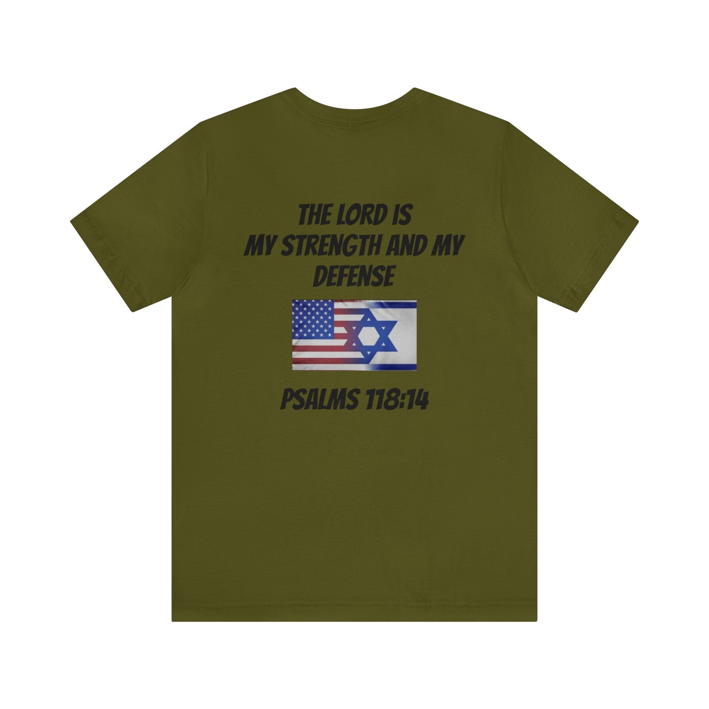 Alternate Blue ISRAEL STRONG Unisex Jersey Short Sleeve Tee