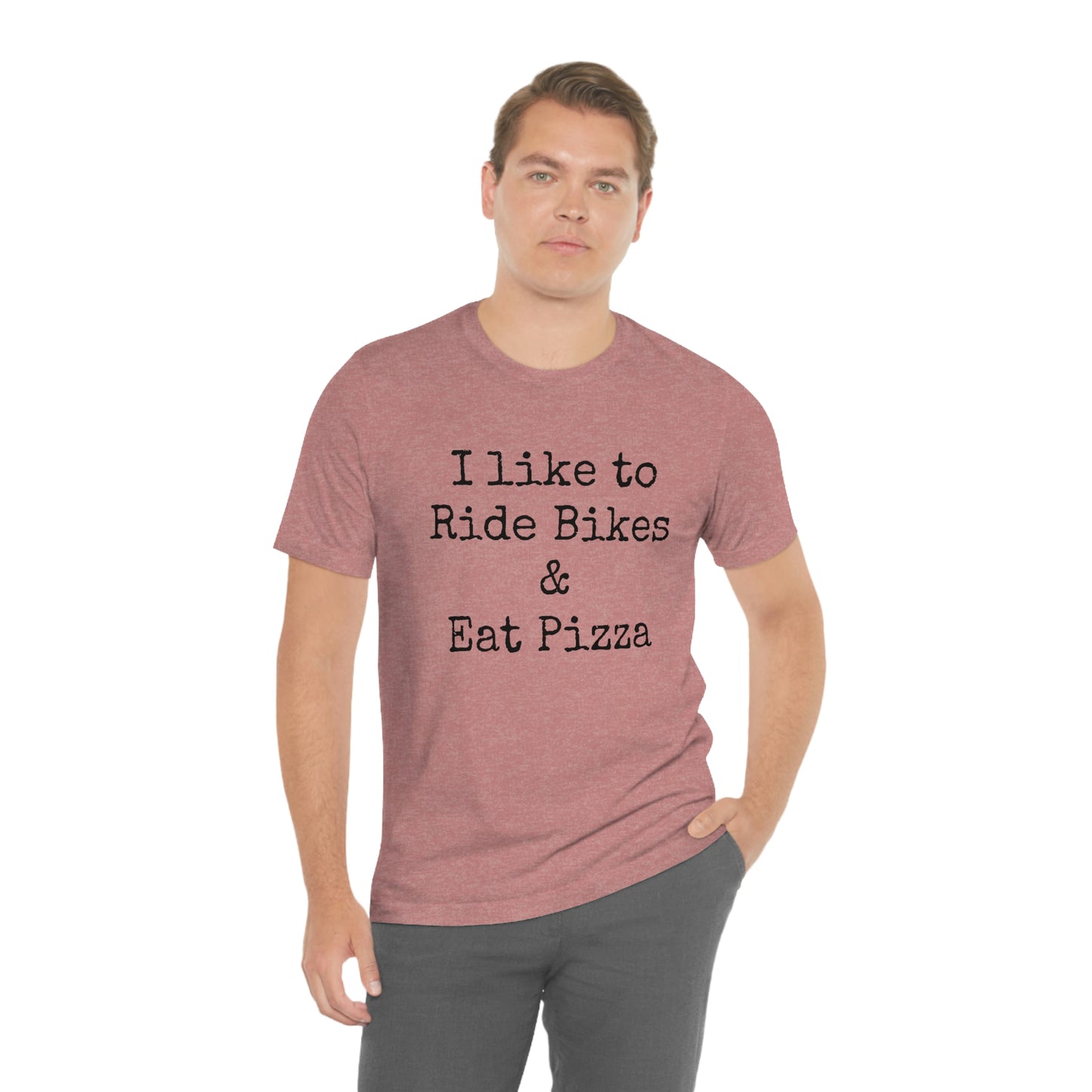 I like to Ride Bikes Unisex Jersey Short Sleeve Tee