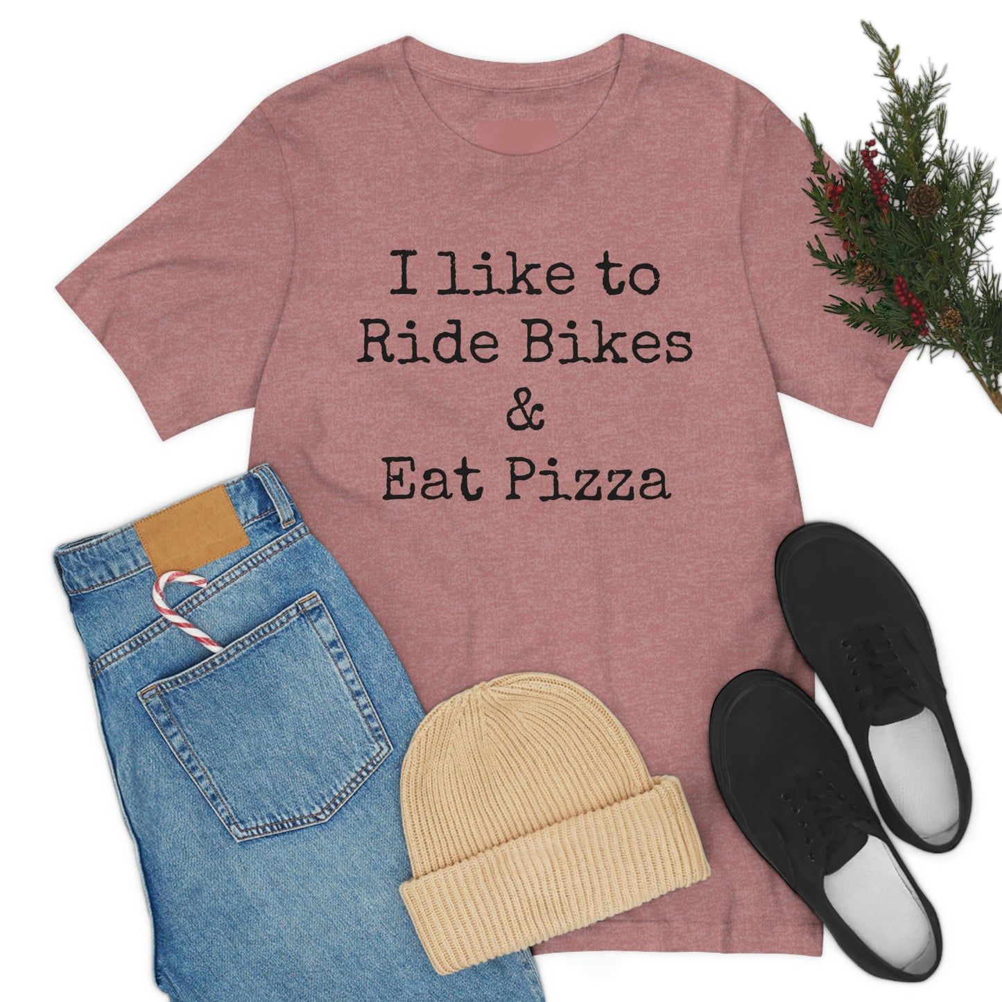 I like to Ride Bikes Unisex Jersey Short Sleeve Tee