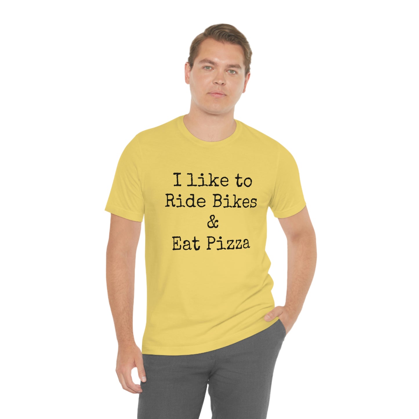 I like to Ride Bikes Unisex Jersey Short Sleeve Tee