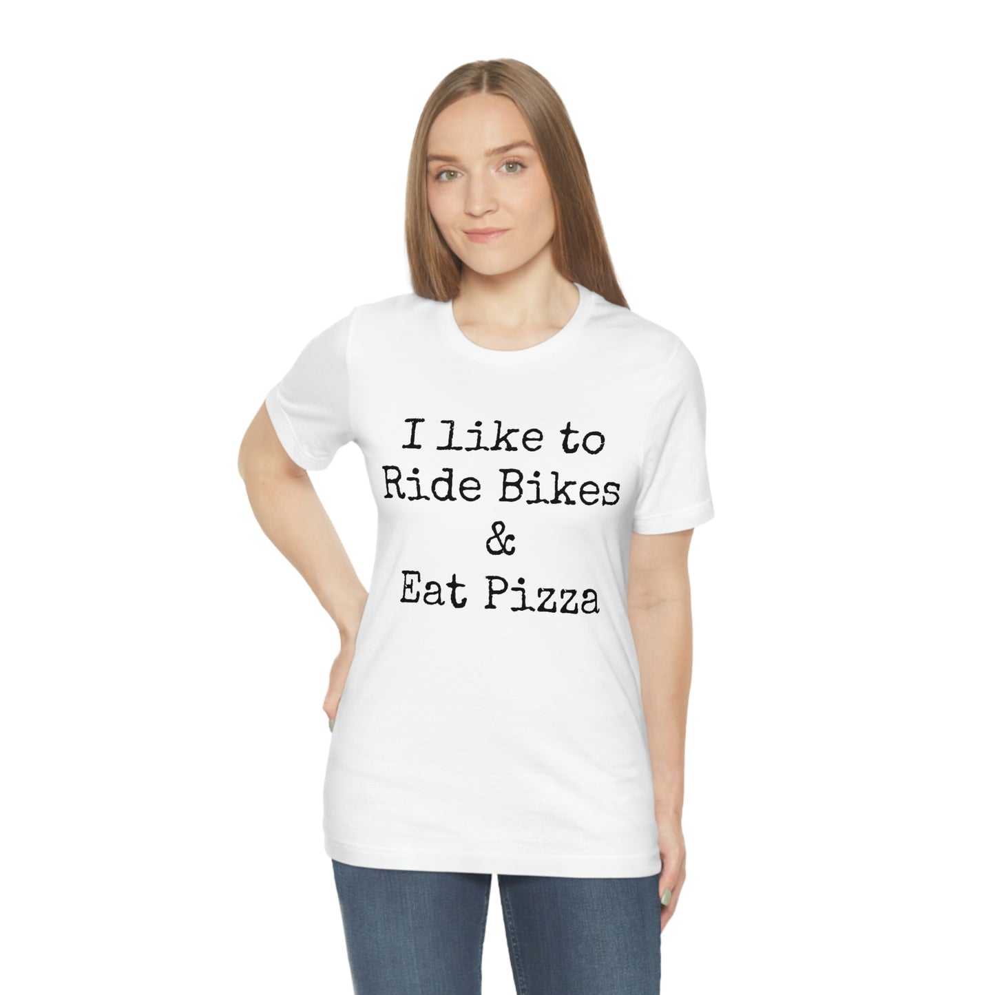 I like to Ride Bikes Unisex Jersey Short Sleeve Tee