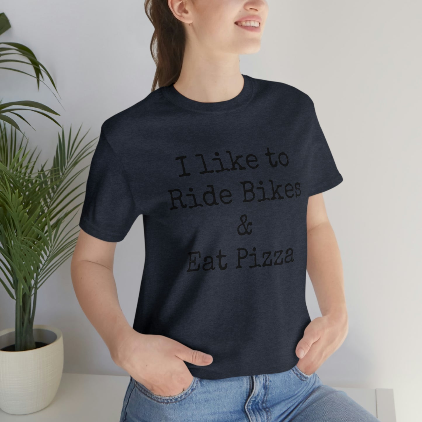 I like to Ride Bikes Unisex Jersey Short Sleeve Tee