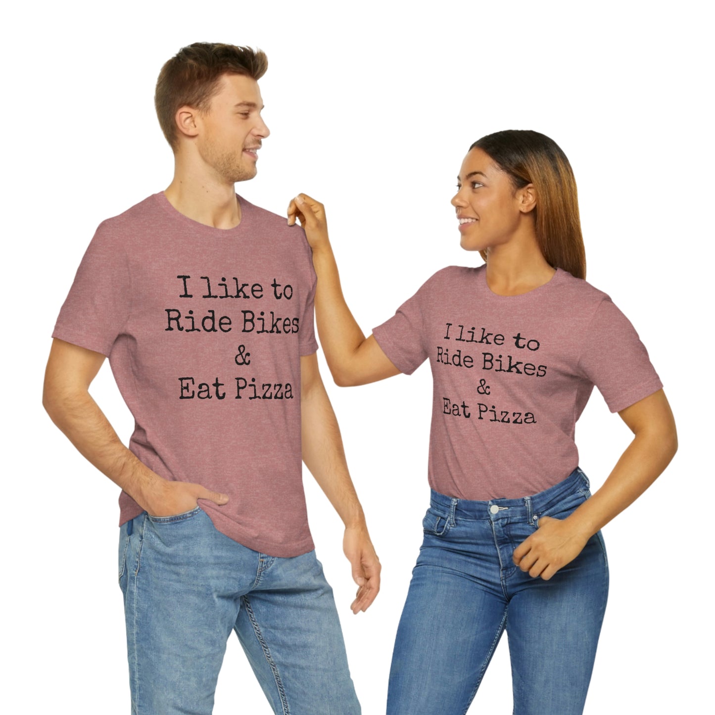 I like to Ride Bikes Unisex Jersey Short Sleeve Tee