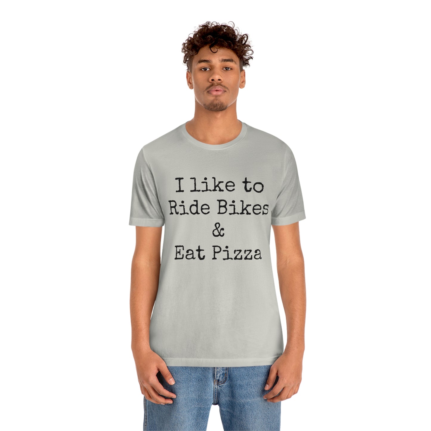 I like to Ride Bikes Unisex Jersey Short Sleeve Tee