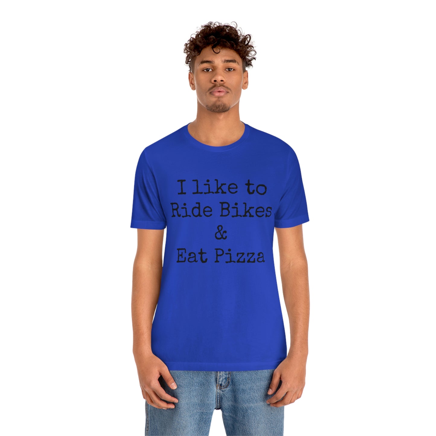 I like to Ride Bikes Unisex Jersey Short Sleeve Tee