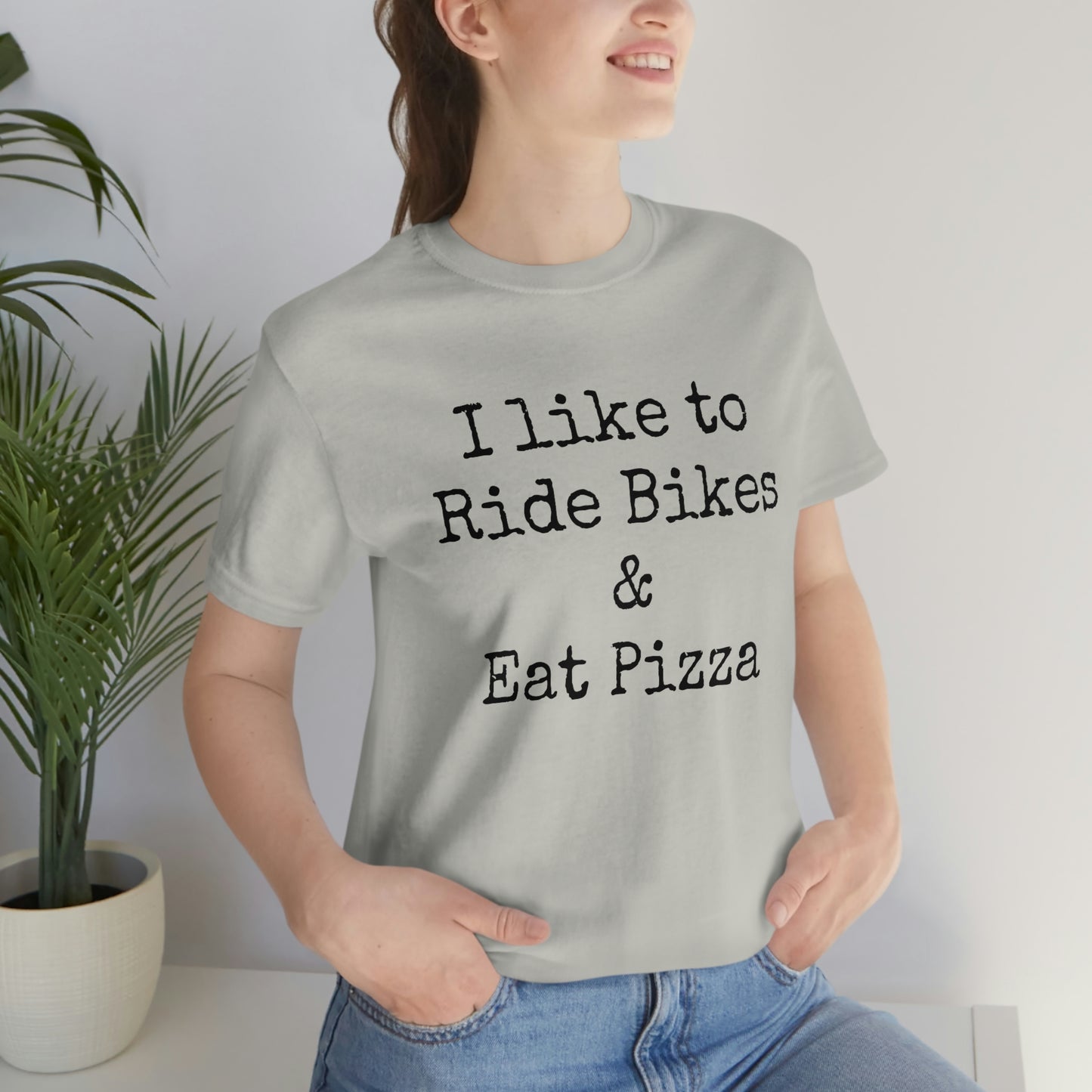 I like to Ride Bikes Unisex Jersey Short Sleeve Tee