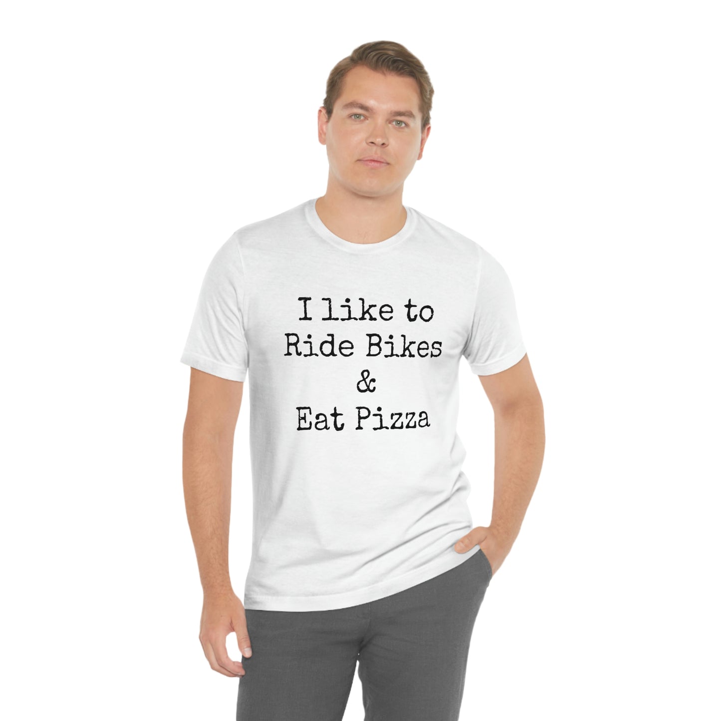 I like to Ride Bikes Unisex Jersey Short Sleeve Tee