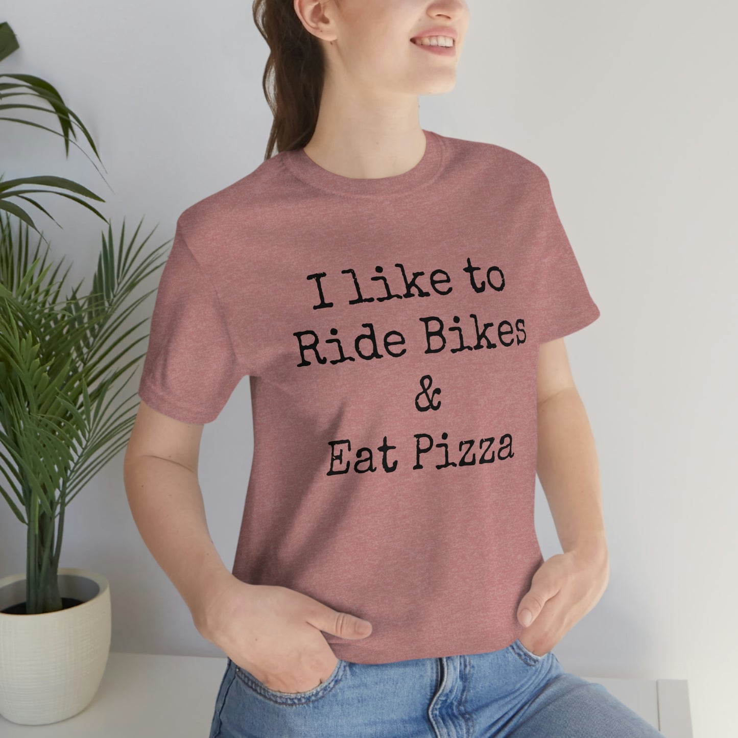 I like to Ride Bikes Unisex Jersey Short Sleeve Tee