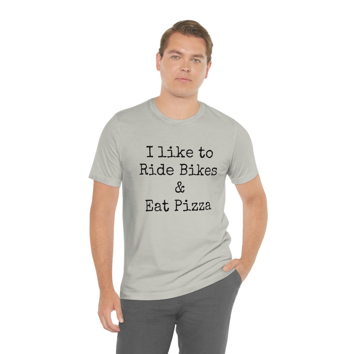 I like to Ride Bikes Unisex Jersey Short Sleeve Tee