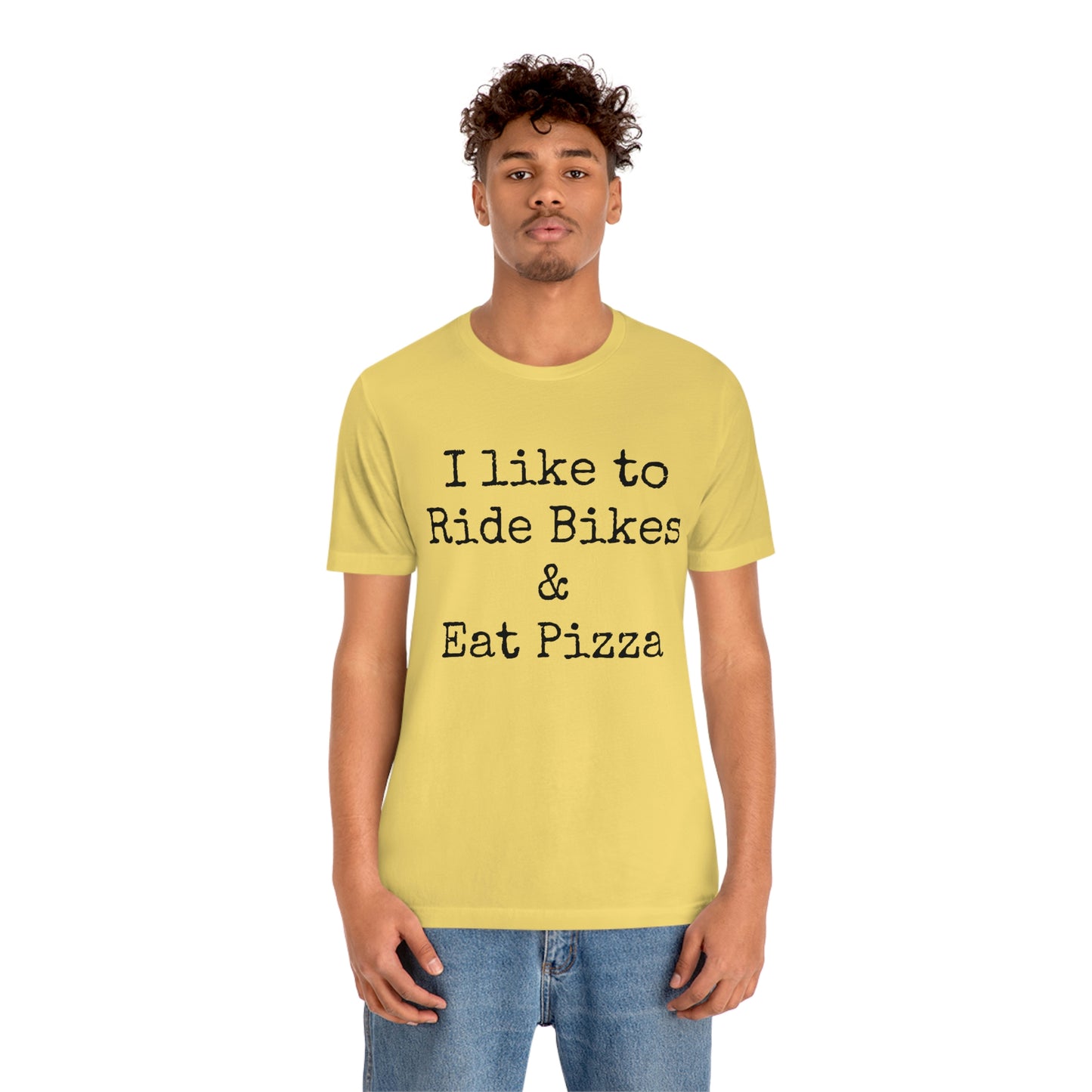 I like to Ride Bikes Unisex Jersey Short Sleeve Tee