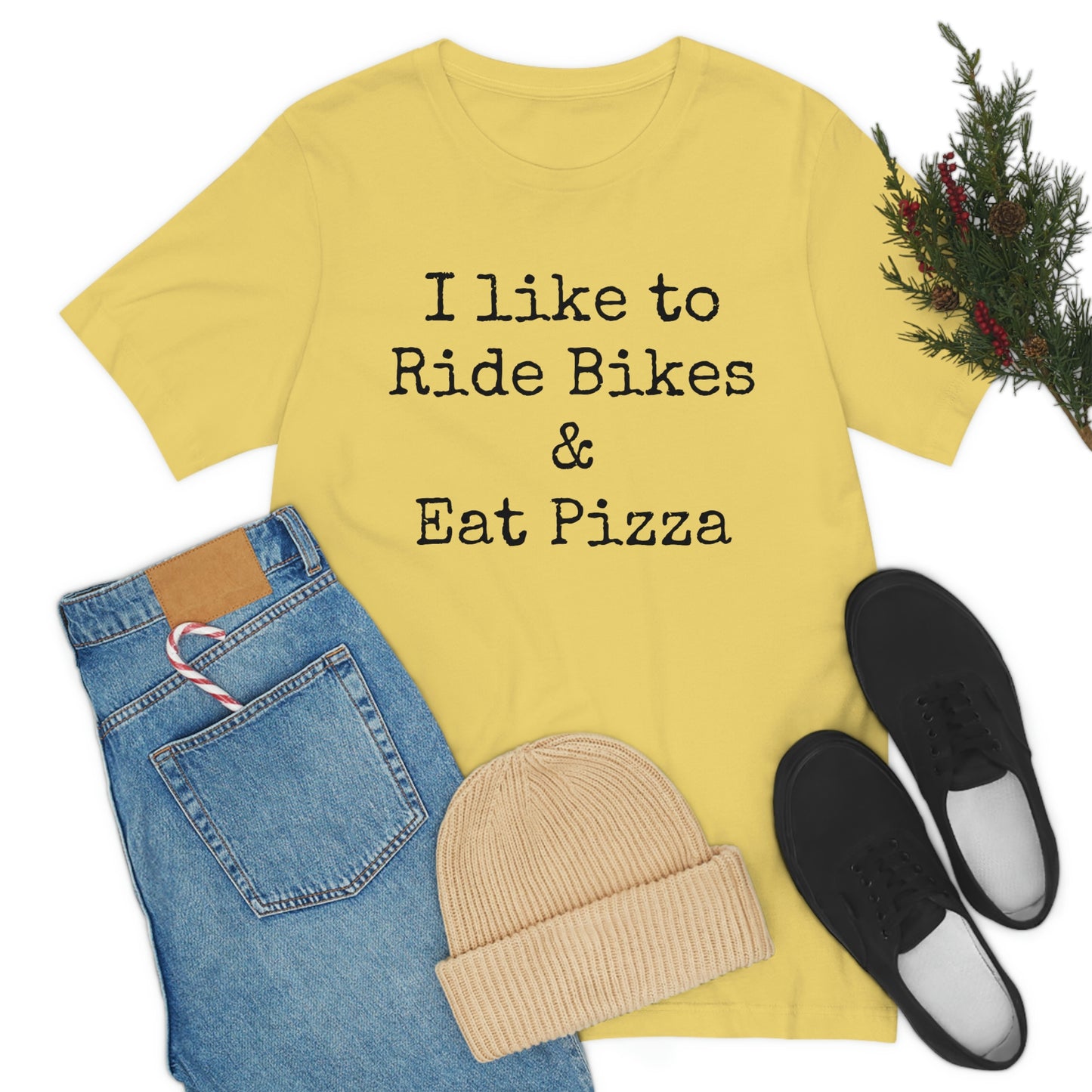 I like to Ride Bikes Unisex Jersey Short Sleeve Tee