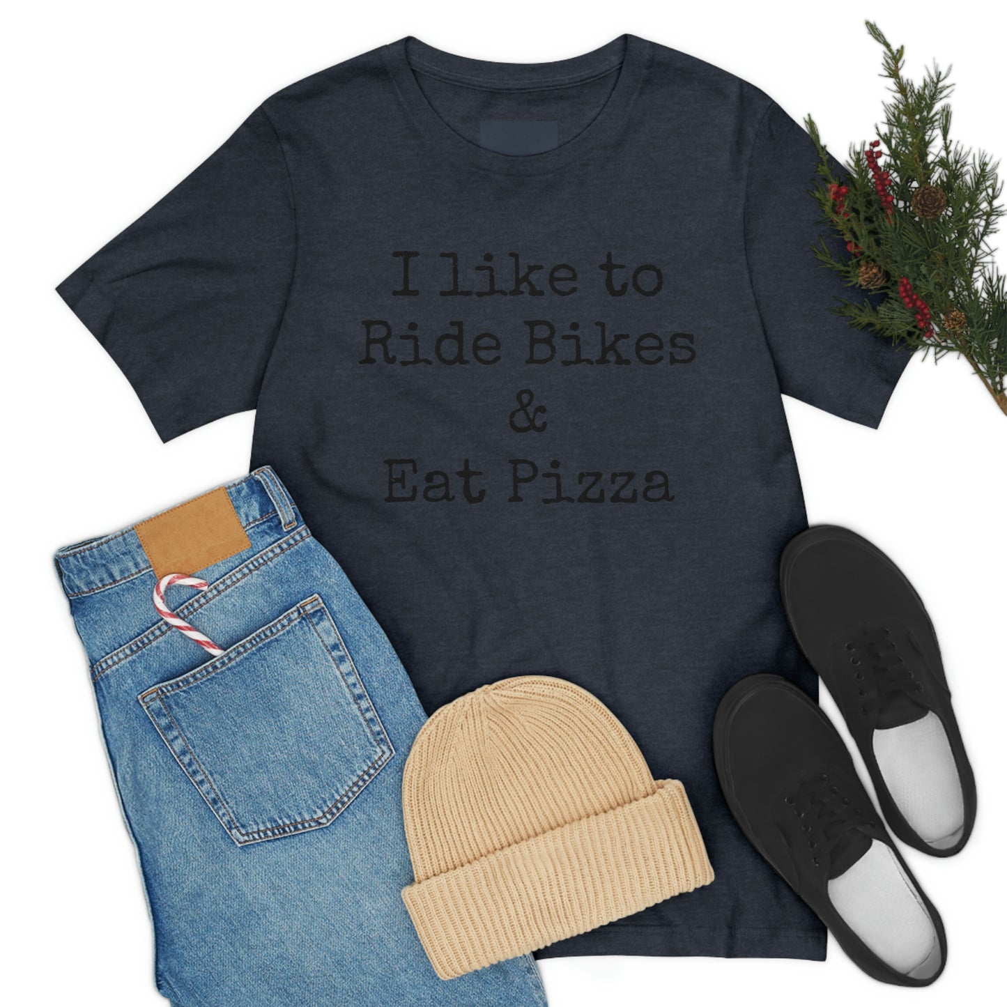 I like to Ride Bikes Unisex Jersey Short Sleeve Tee