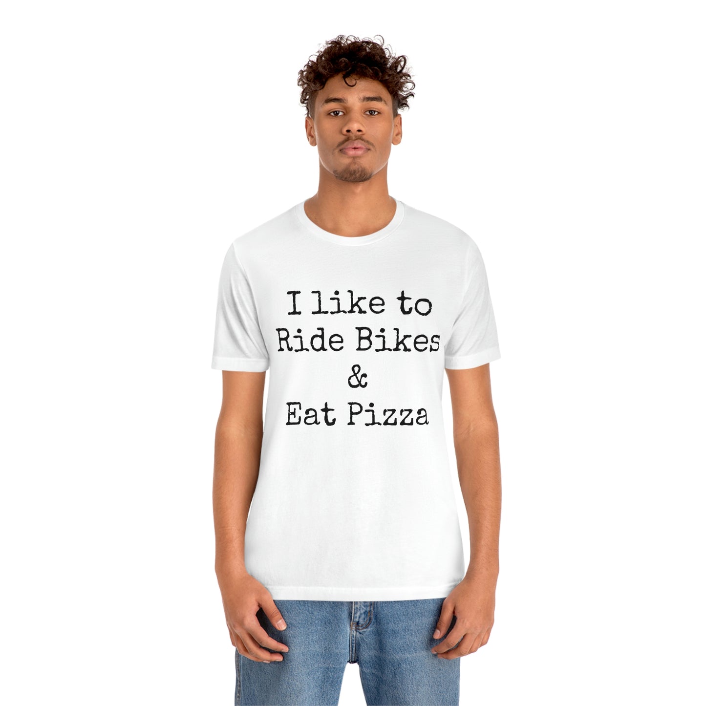 I like to Ride Bikes Unisex Jersey Short Sleeve Tee