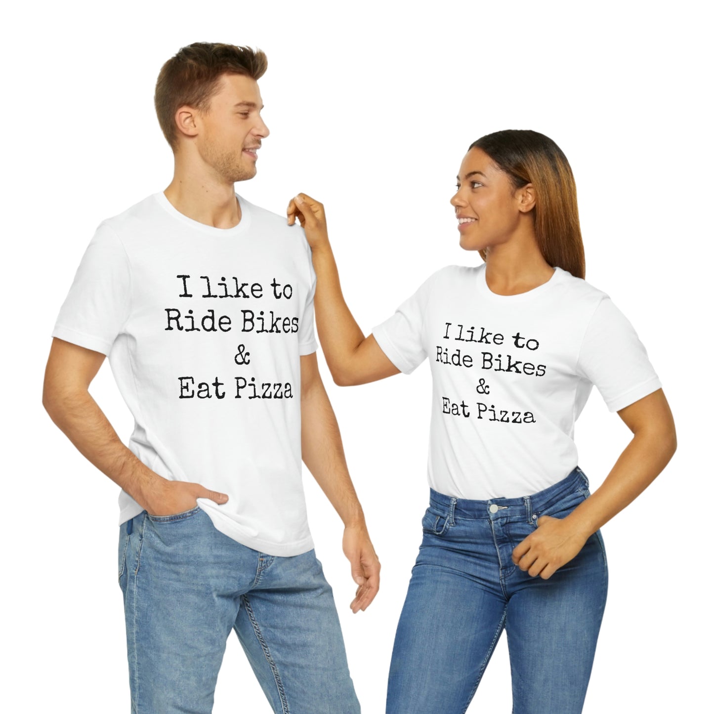 I like to Ride Bikes Unisex Jersey Short Sleeve Tee