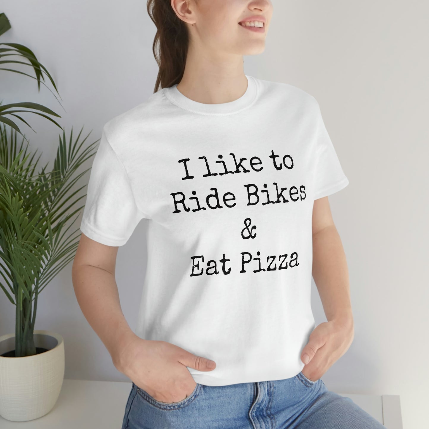 I like to Ride Bikes Unisex Jersey Short Sleeve Tee