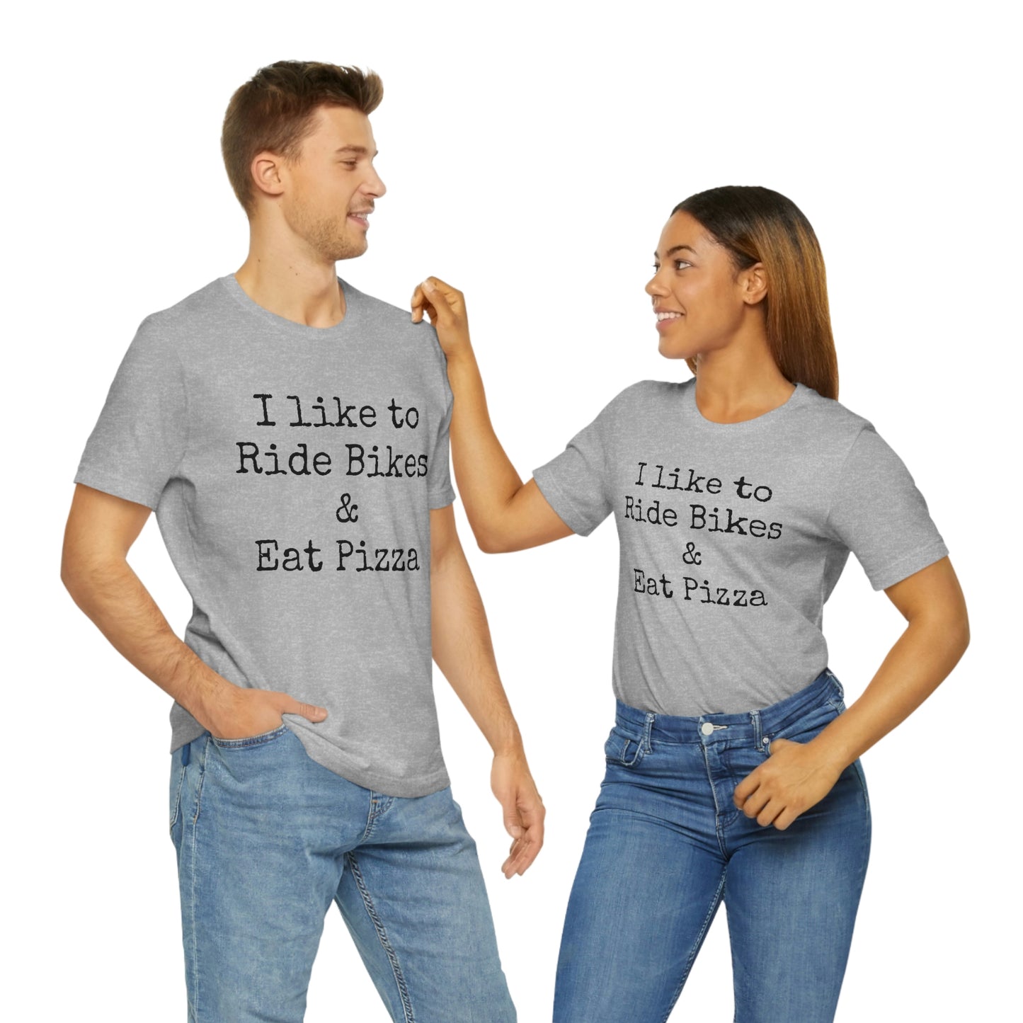 I like to Ride Bikes Unisex Jersey Short Sleeve Tee