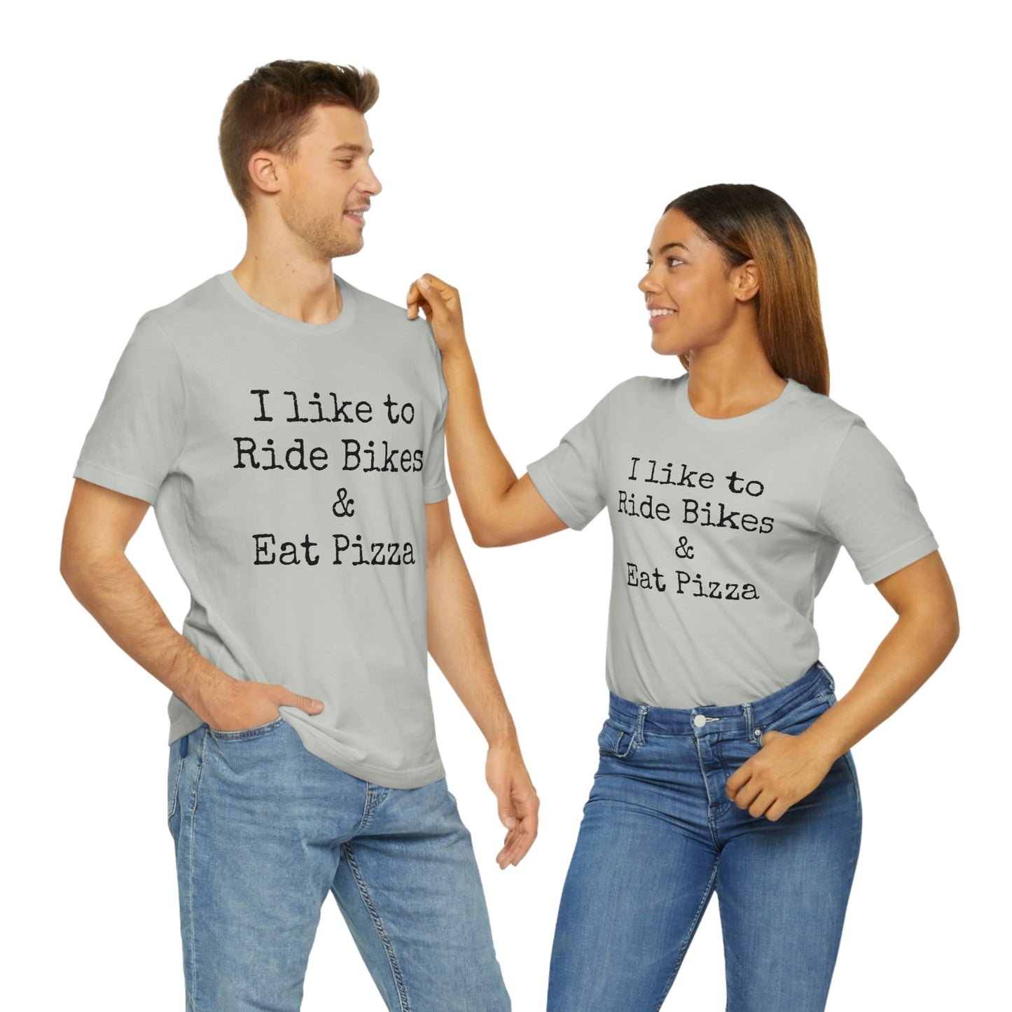 I like to Ride Bikes Unisex Jersey Short Sleeve Tee