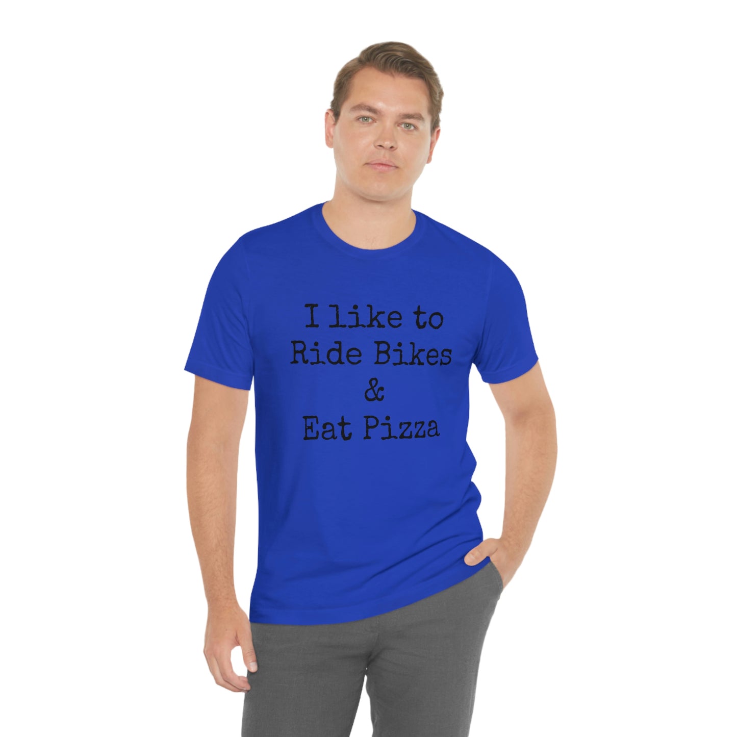 I like to Ride Bikes Unisex Jersey Short Sleeve Tee