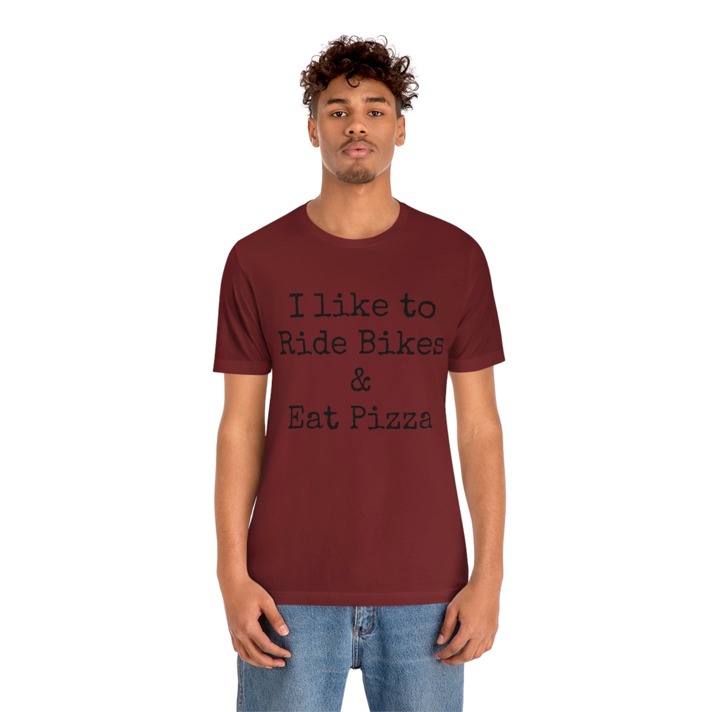 I like to Ride Bikes Unisex Jersey Short Sleeve Tee