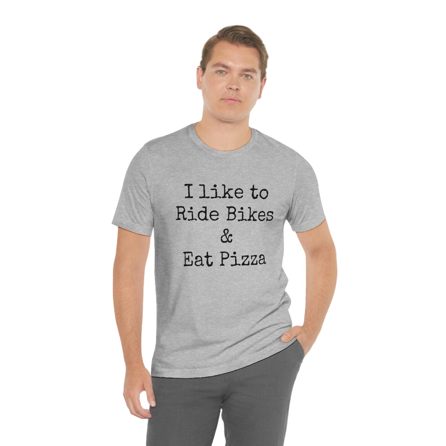 I like to Ride Bikes Unisex Jersey Short Sleeve Tee